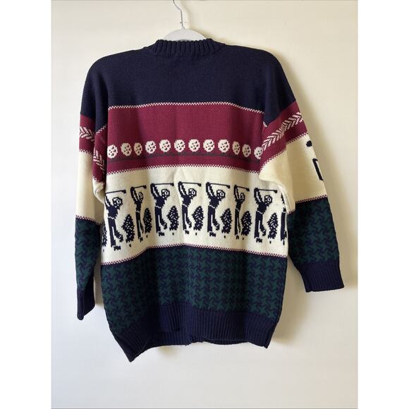 VTG Flinders Island Fleece Wool Jumper Cardigan Large Grannycore Cabincore Golf - Picture 5 of 7